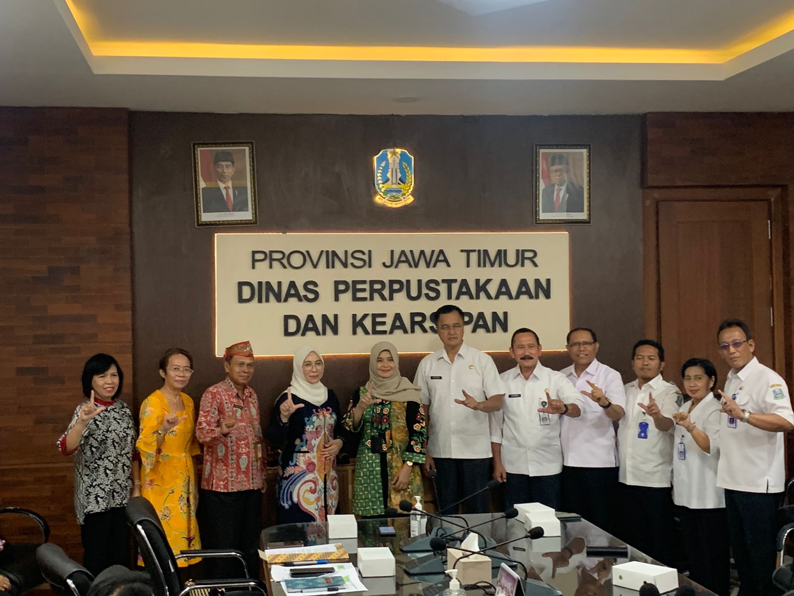 Tingkatkan IPLM dan TGM, Dispursip Kalteng Kunker ke Disperpusip Jatim