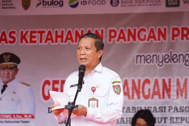 Sahli KSDM Suhaemi Buka Gerakan Pangan Murah di Kota Palangka Raya