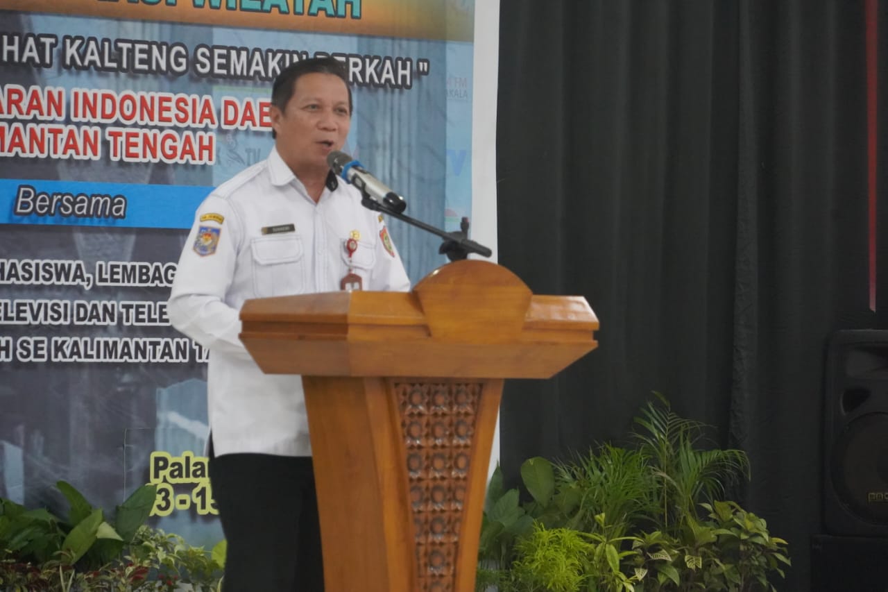 Sahli Gubernur Suhaemi Buka FGD dan Rakorwil Komisi Penyiaran Indonesia Daerah Kalteng