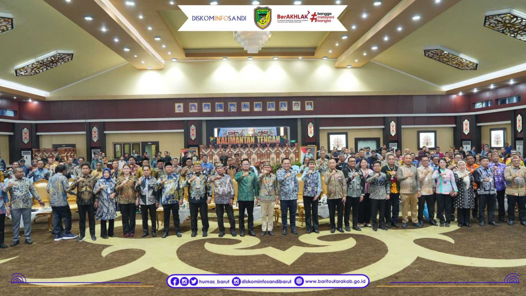 Bupati Barito Utara Hadiri Rakor Penguatan Integritas dan Pencegahan Korupsi