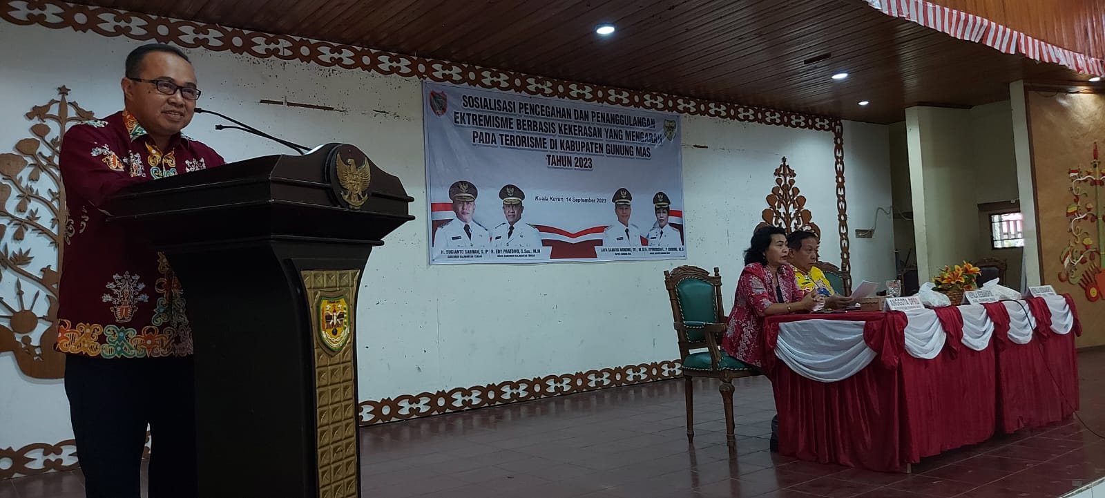 Badan Kesbangpol Prov. Kalteng Gelar Sosialisasi Pencegahan dan Penanggulangan Ekstrimisme Berbasis Kekerasan 