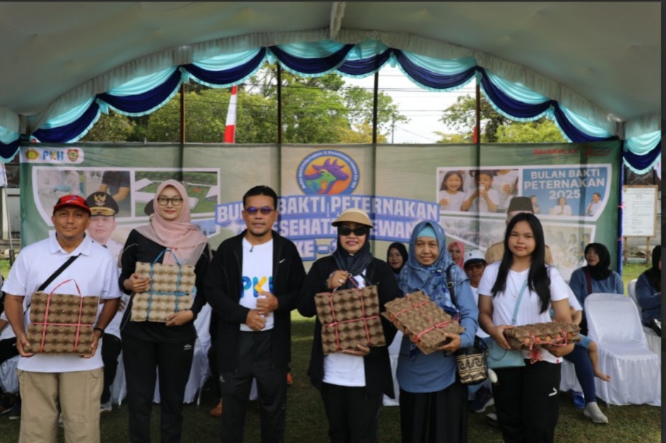 Tingkatkan Edukasi Pangan Asal Hewan  Sehat dan Berkualitas, Dinas TPHP  Prov Kalteng Gelar Bulan Bakti Peternakan dan Kesehatan Hewan 