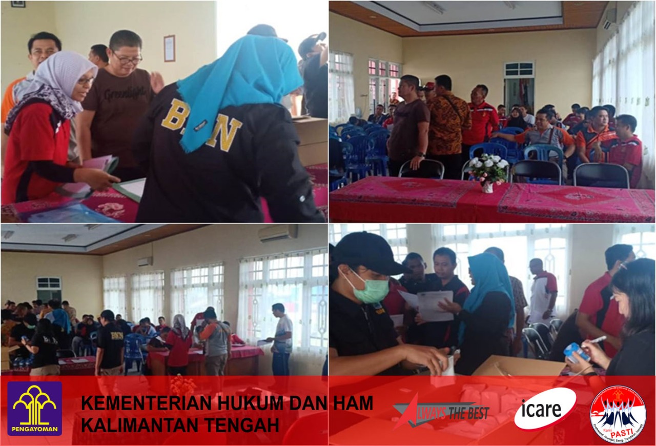 Dalam Rangka Memperingati HDKD UPT Pemasyarakatan Gelar Giat Tes Urin Serentak Kepada Para Pegawai