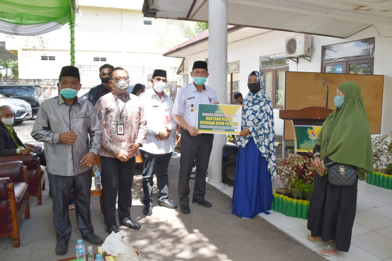 Launching Gerobak Bantuan Usaha BAZNAS Prov. Kalteng Tahun 2020