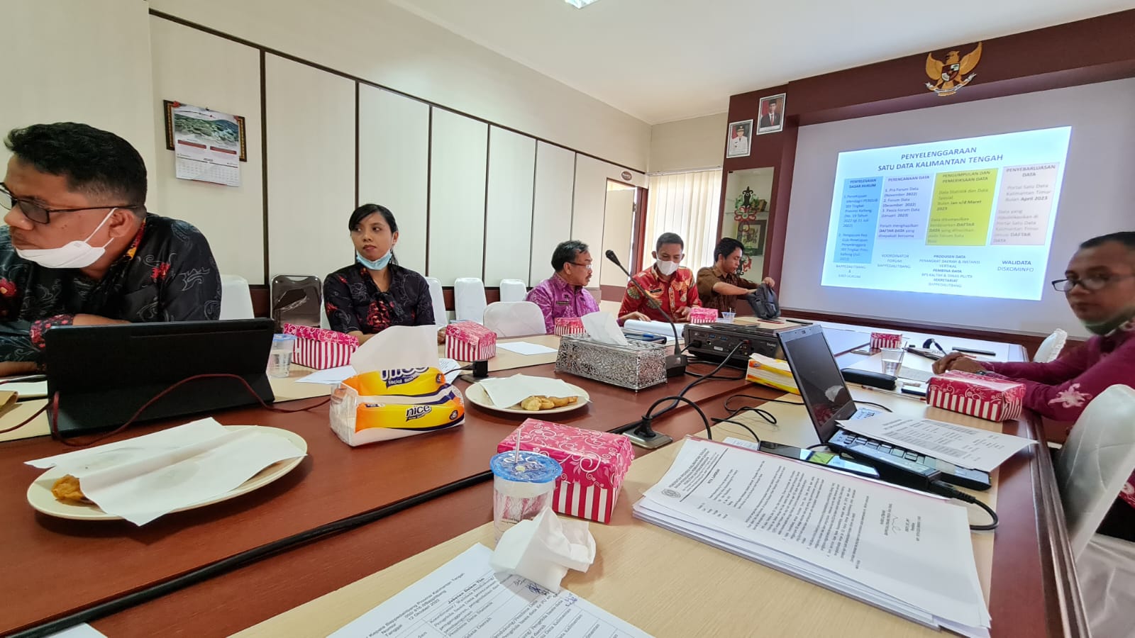 Bappedalitbang Gelar Pertemuan Pemantapan Penyelenggaraan Satu Data Indonesia Tingkat Prov. Kalteng