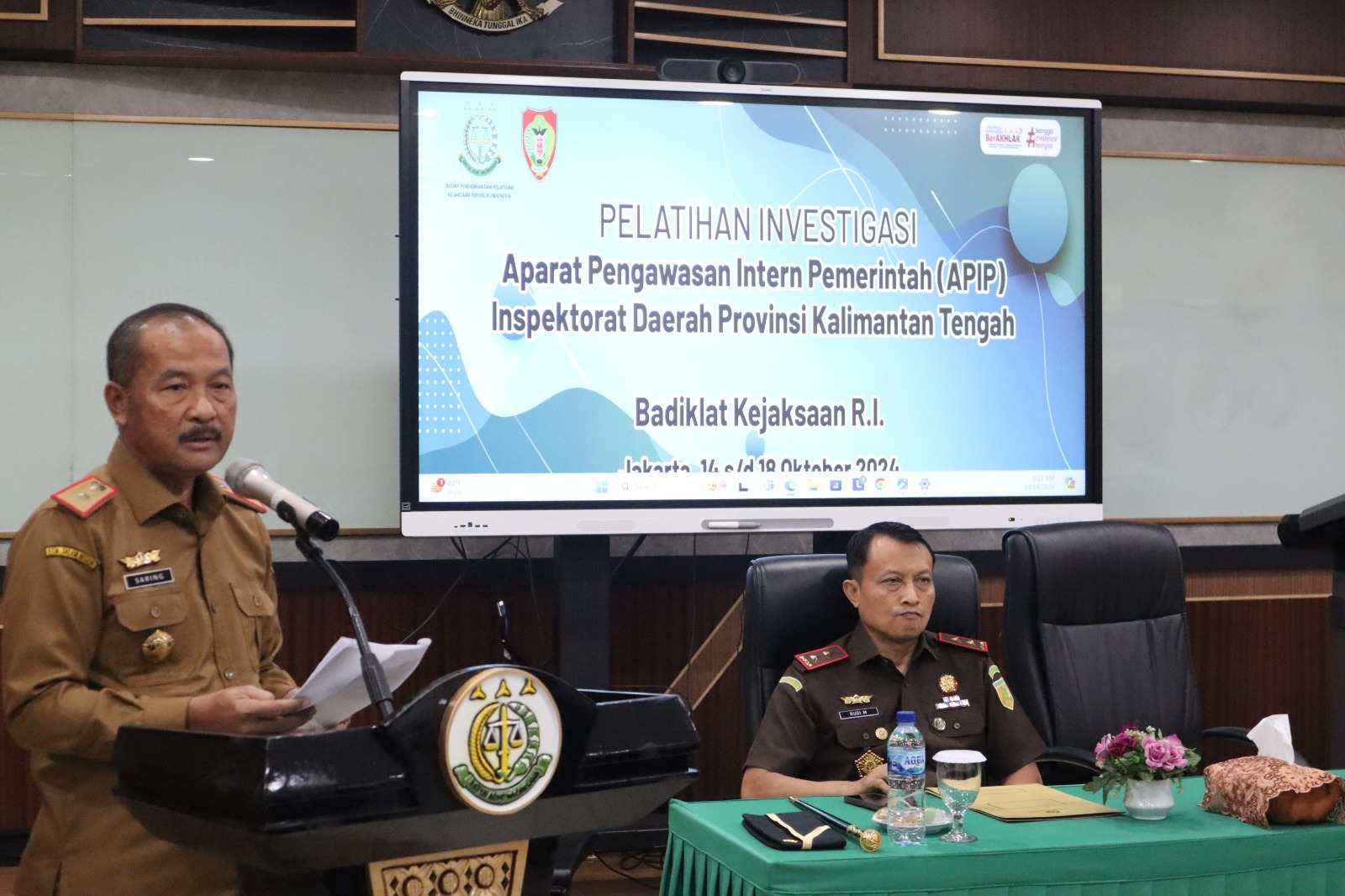 Inspektorat Daerah Prov. Kalteng Jalin Kerja Sama dengan Bandiklat Kejaksaan RI Laksanakan Pelatihan Audit Investigasi