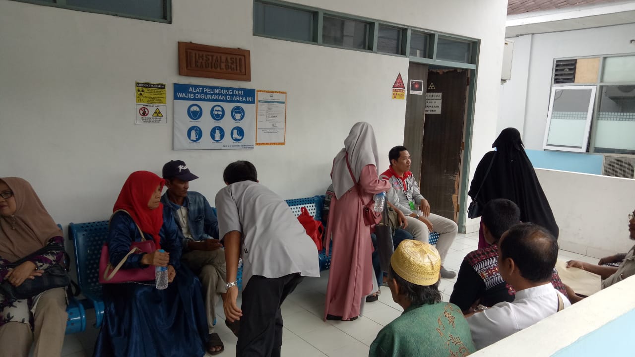 Pemeriksaan Kesehatan Penunjang Calon Jemaah Haji Kab. Kapuas Tahun 2020 Tahap I