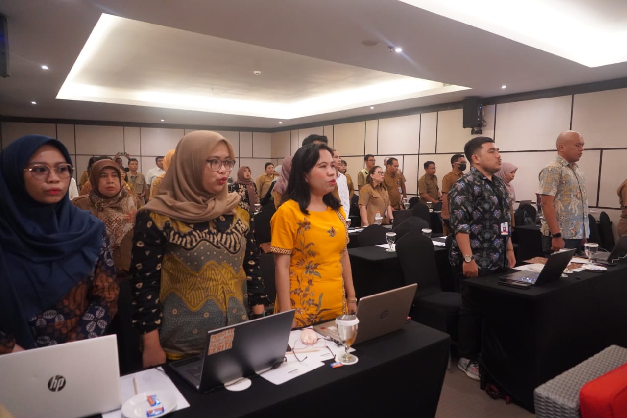  Implementasi Penyesuian Penetapan Angka Kredit  Integrasi Prahum melalui Simphoni, Diskominfosantik Gelar Pendampingan