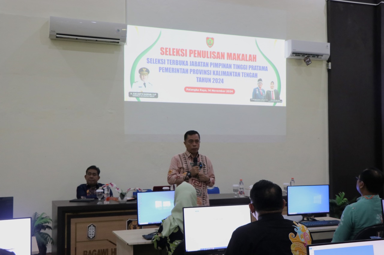 BKD Provinsi Kalimantan Tengah Selenggarakan Seleksi Terbuka JPT Pratama Tahun 2024