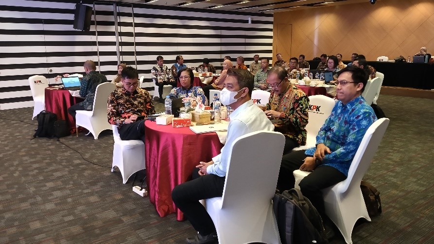 Inspektur Daerah Prov. Kalteng Ikuti Desk Verifikasi MCP di KPK-RI