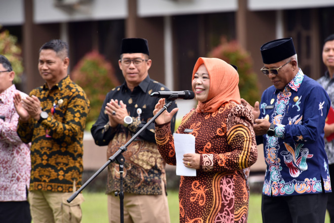 Bupati Kobar Lepas Kafilah MTQH Ke-33