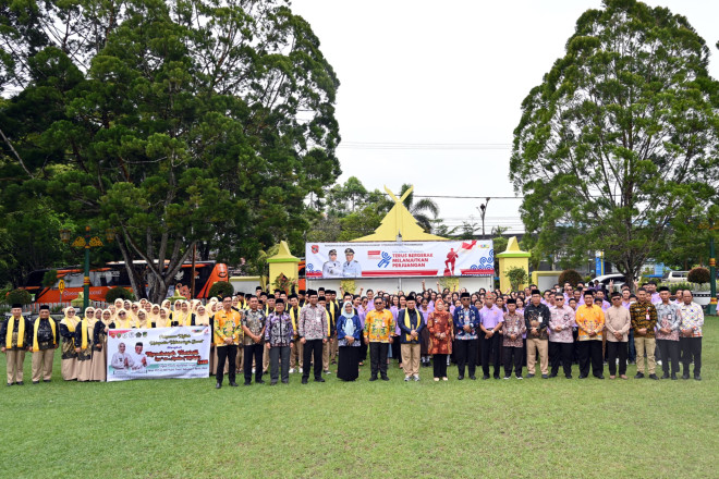 Bupati Kobar Lepas Kafilah MTQH Ke-33