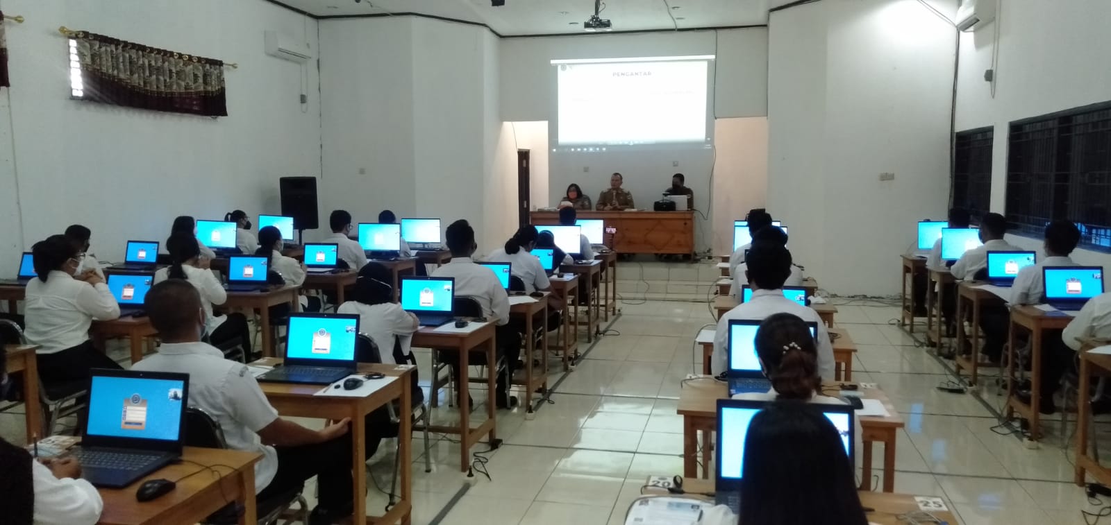 Seratus Enam Puluh Peserta Ikuti Seleksi Kompetensi Bidang CPNS di Gumas
