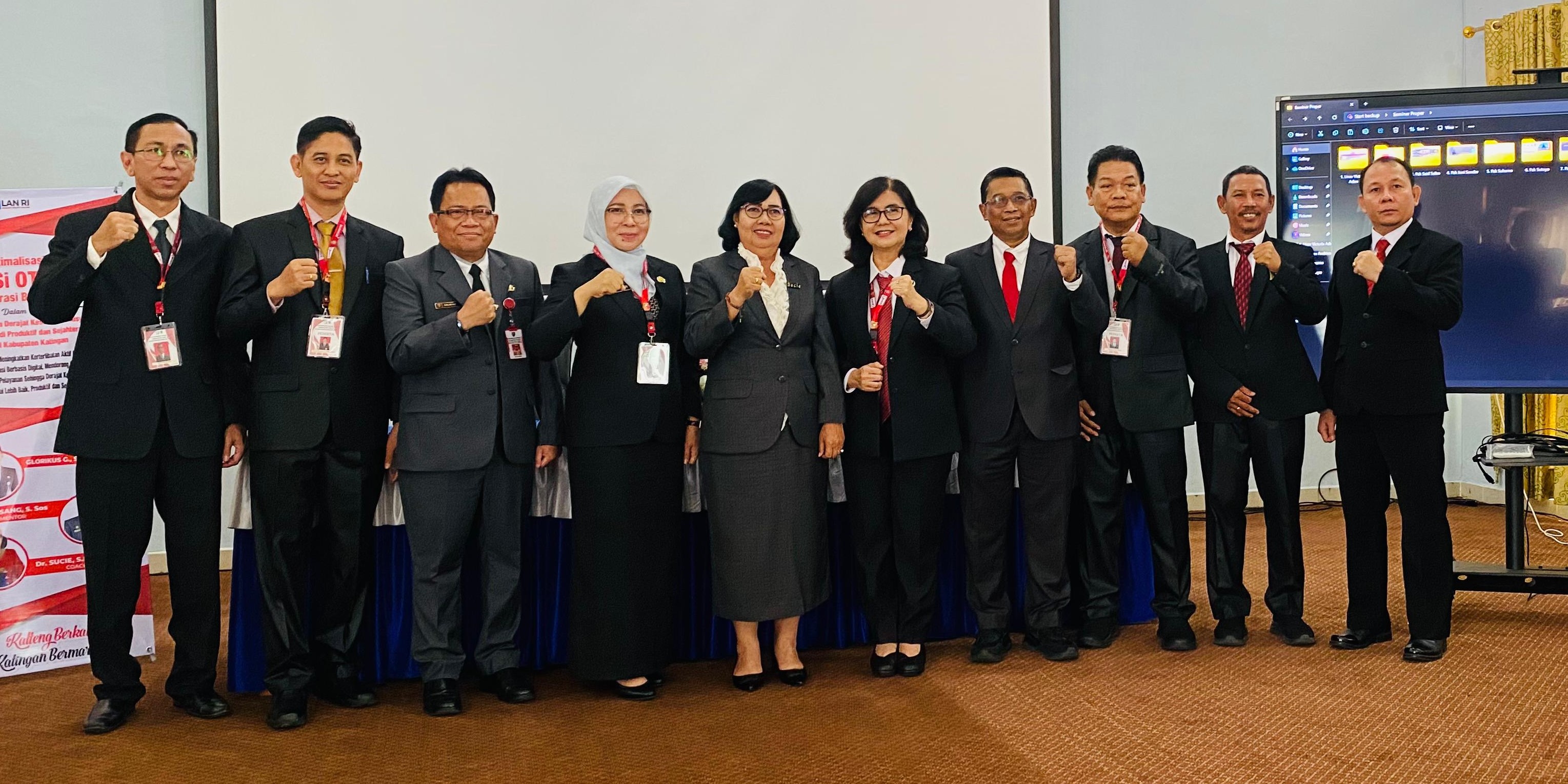 Ikuti Seminar Implementasi Proyek Perubahan Diklat PKN Tingkat II Tahun 2023, Kepala DPMPTSP Prov. Kalteng Perkenalkan SI-IPIN