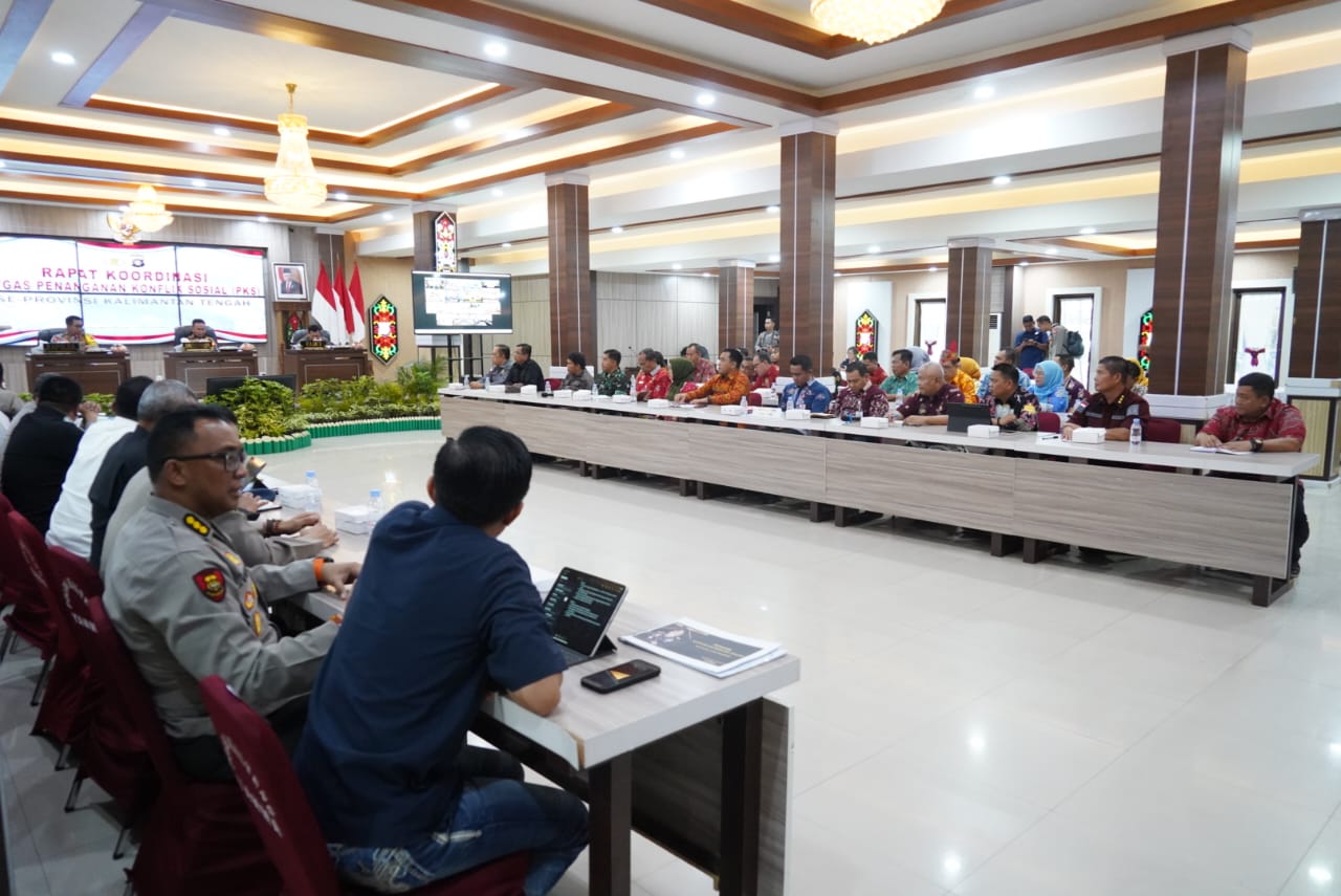 Gubernur Sugianto Sabran : Diperlukan Upaya yang Sinergis dan Komprehensif untuk Mencegah Konflik Sosial