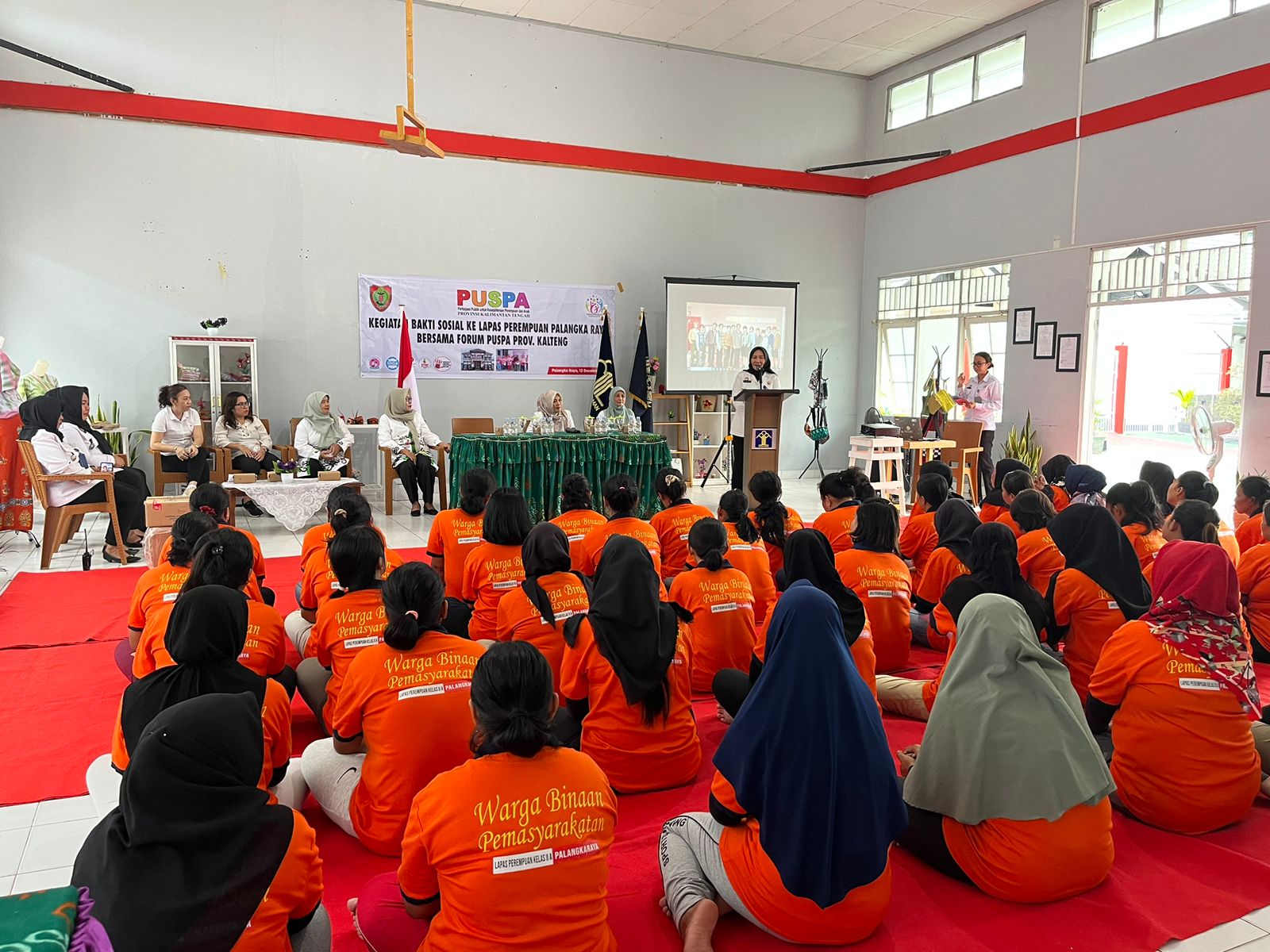 Dinas P3APPKB dan Forum PUSPA Kunjungi Lapas Perempuan Palangka Raya