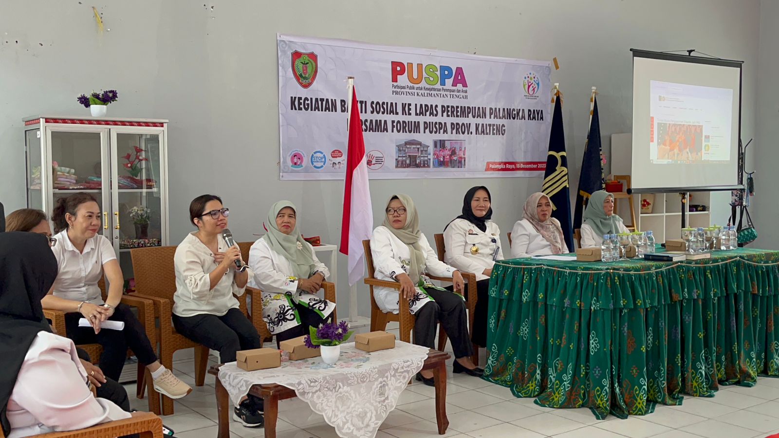 Dinas P3APPKB dan Forum PUSPA Kunjungi Lapas Perempuan Palangka Raya