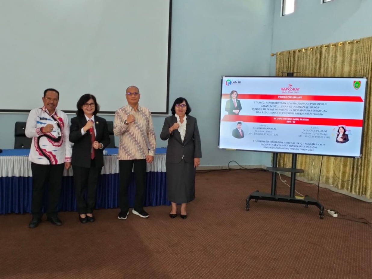 Kepala Dinas P3APPKB Ikuti Seminar Implementasi Proyek Perubahan Diklat PKN Tingkat II Tahun 2023