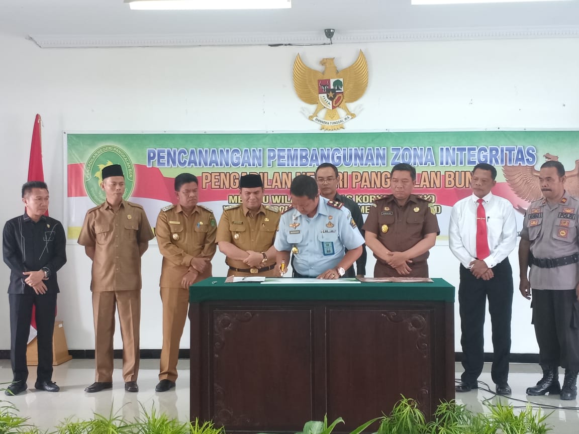 UPT Kanwil Kemenkumham Kalteng Diluar Kota Palangka Raya Juga Melaksanakan Apel Komitmen Pelaksanaan Janji Kinerja Tahun Anggaran 2019