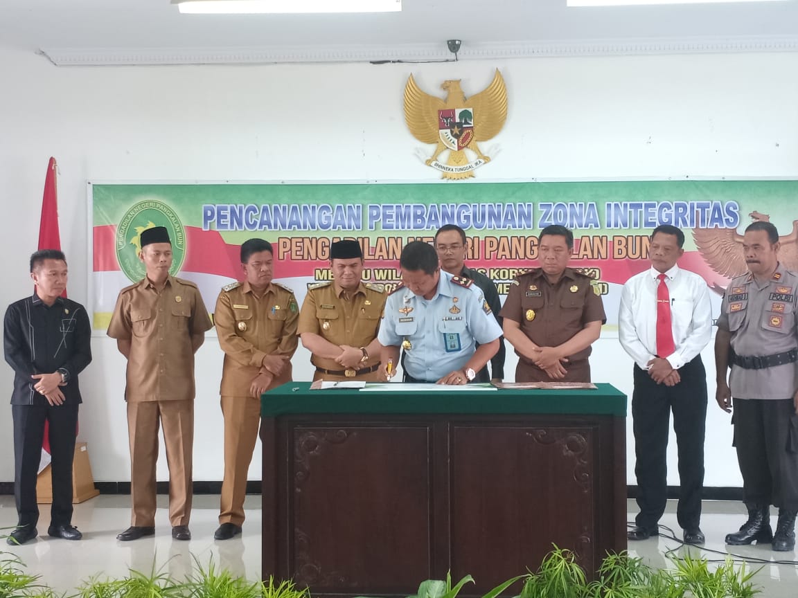 UPT Kanwil Kemenkumham Kalteng Diluar Kota Palangka Raya Juga Melaksanakan Apel Komitmen Pelaksanaan Janji Kinerja Tahun Anggaran 2019