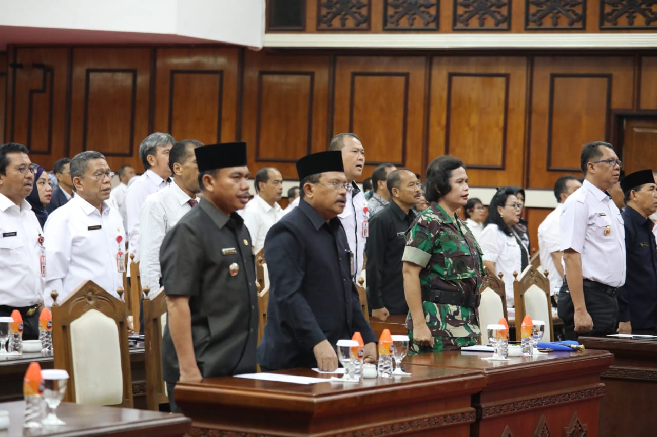 Wagub Kalteng hadiri Rapat Paripurna Ke-1 Pembukaan Masa Persidangan I Tahun Sidang 2020