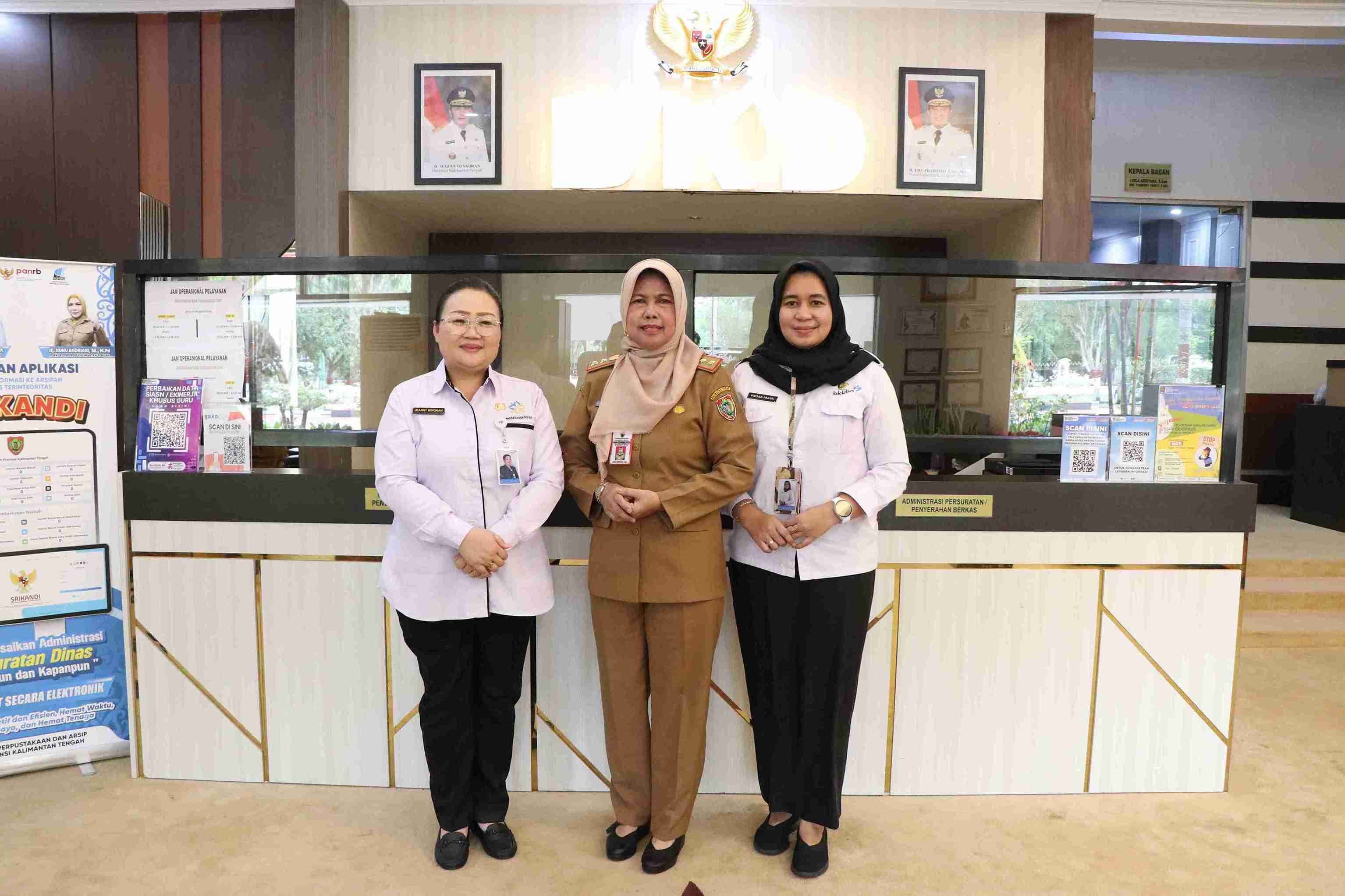 Kepala BKD Prov. Kalteng Terima Kunjungan Kepala Perwakilan BKKBN Kalteng