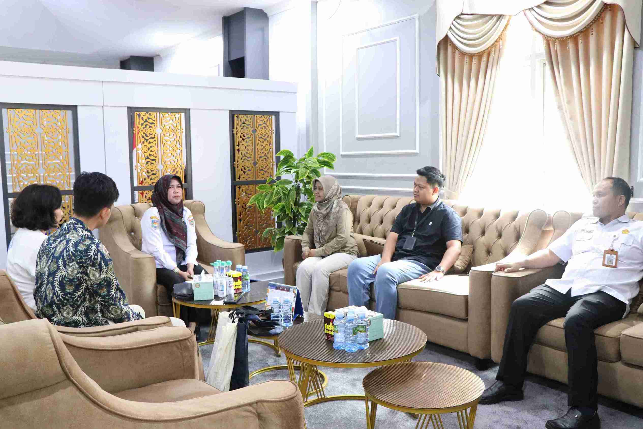 Kepala BKD Prov. Kalteng Terima Kunjungan PT Taspen dan PT Bank Mandiri Taspen