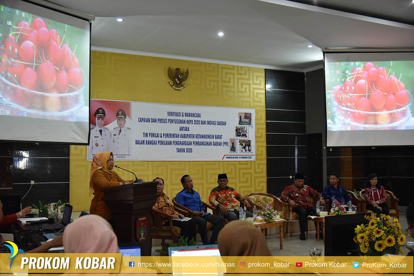 Kobar Masuk Nominasi Penghargaan Pembangunan Daerah Tahun 2020