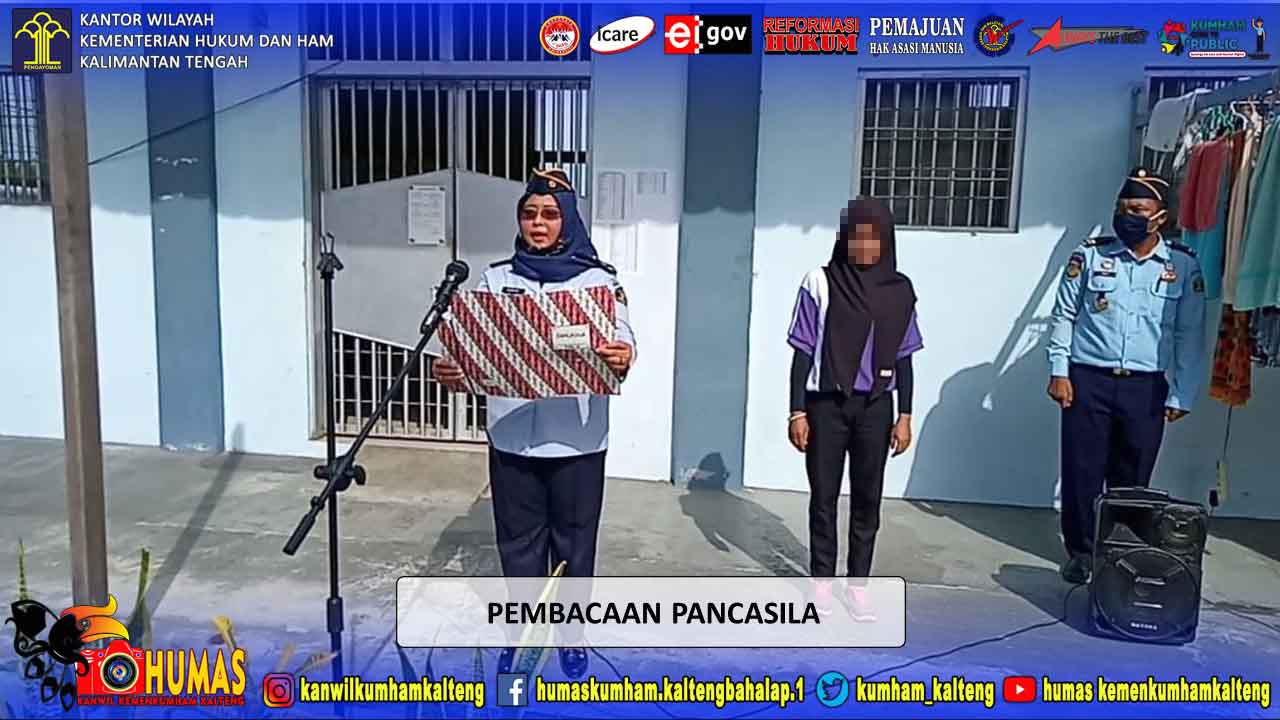 WBP Lapas Perempuan Palangka Raya Laksanakan Apel bersama