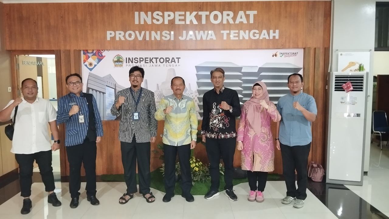 Inspektorat Prov. Kalteng Lakukan Pertemuan dengan Inspektorat Prov. Jateng, Bahas Penguatan Binwas Berbasis Bidang Pengawasan