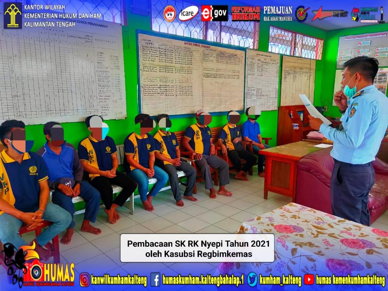 Empat Belas WBP Lapas Muara Teweh Terima RK Nyepi 2021