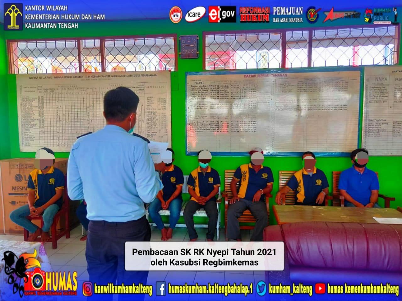 Empat Belas WBP Lapas Muara Teweh Terima RK Nyepi 2021