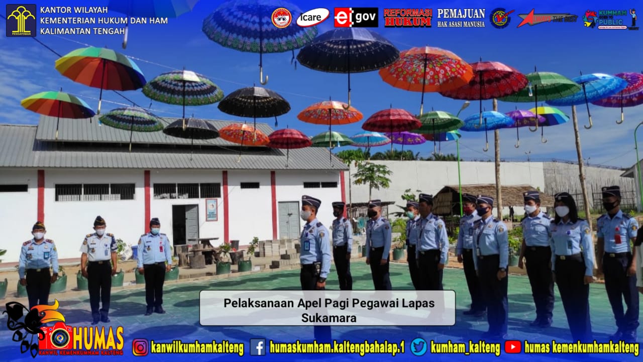 Apel Pagi, Kalapas Sukamara Sampaikan Arahan Kepada Pegawai