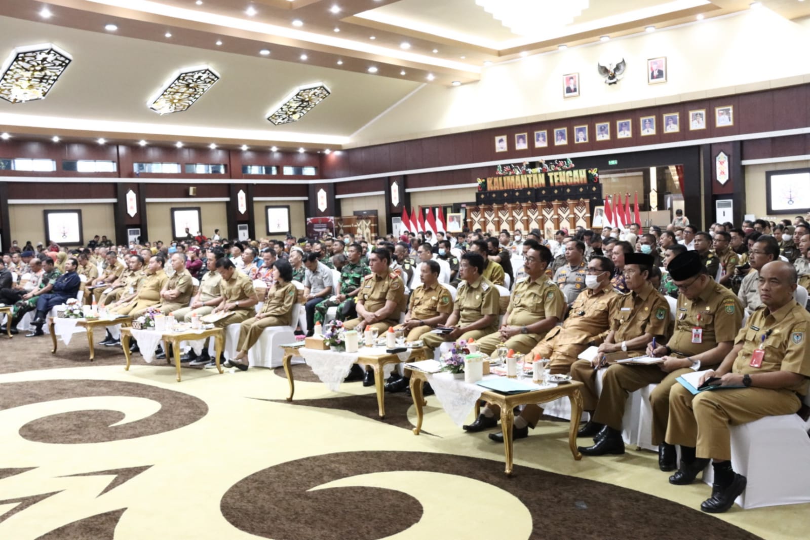 Arahan Gubernur Sugianto Sabran Pada Rakor dan Silahturahmi Forkopimda, High Level Meeting TPID dan TP2DD serta Penanganan Karhutla Provinsi Kalteng Tahun 2023