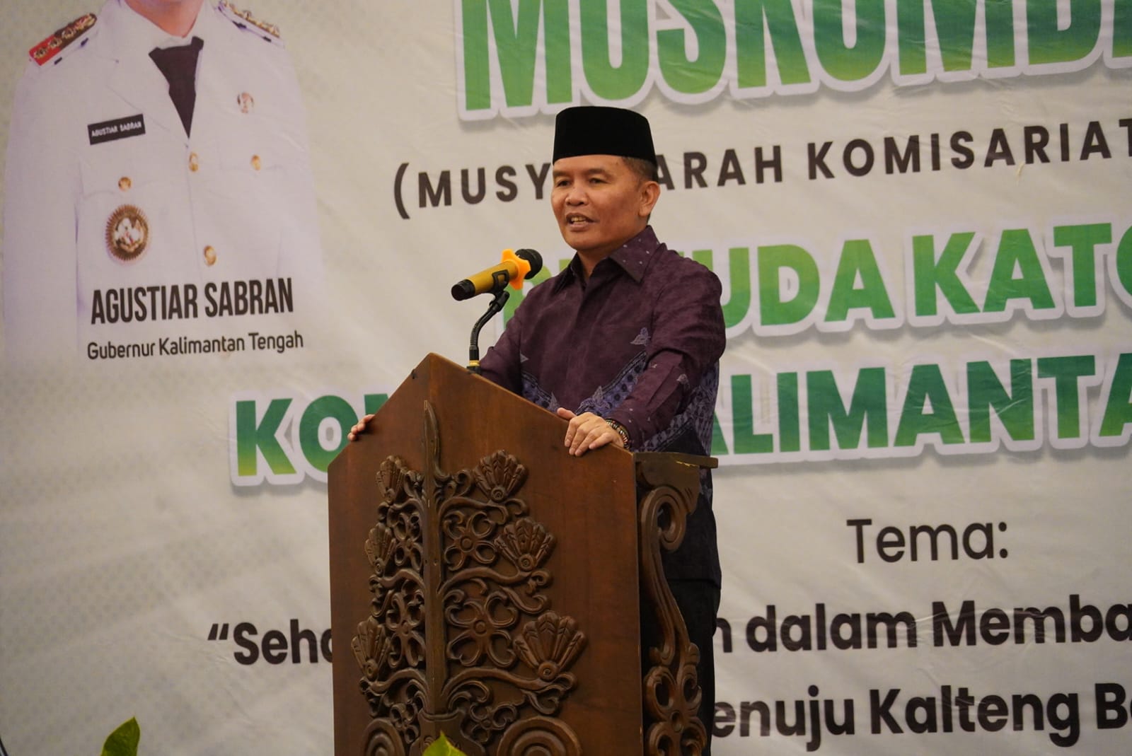 Gubernur Agustiar Sabran : Pemuda Katolik Harus Ikut Berpartisipasi Membangun Generasi Muda Kalteng