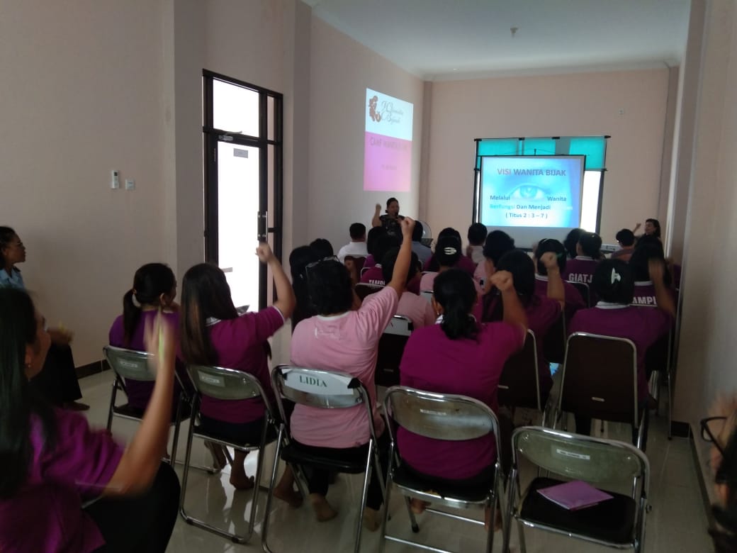 LPP Palangka Raya mendukung penuh kegiatan Warga Binaan mengikuti Capacity Building oleh Perkumpulan Gereja 