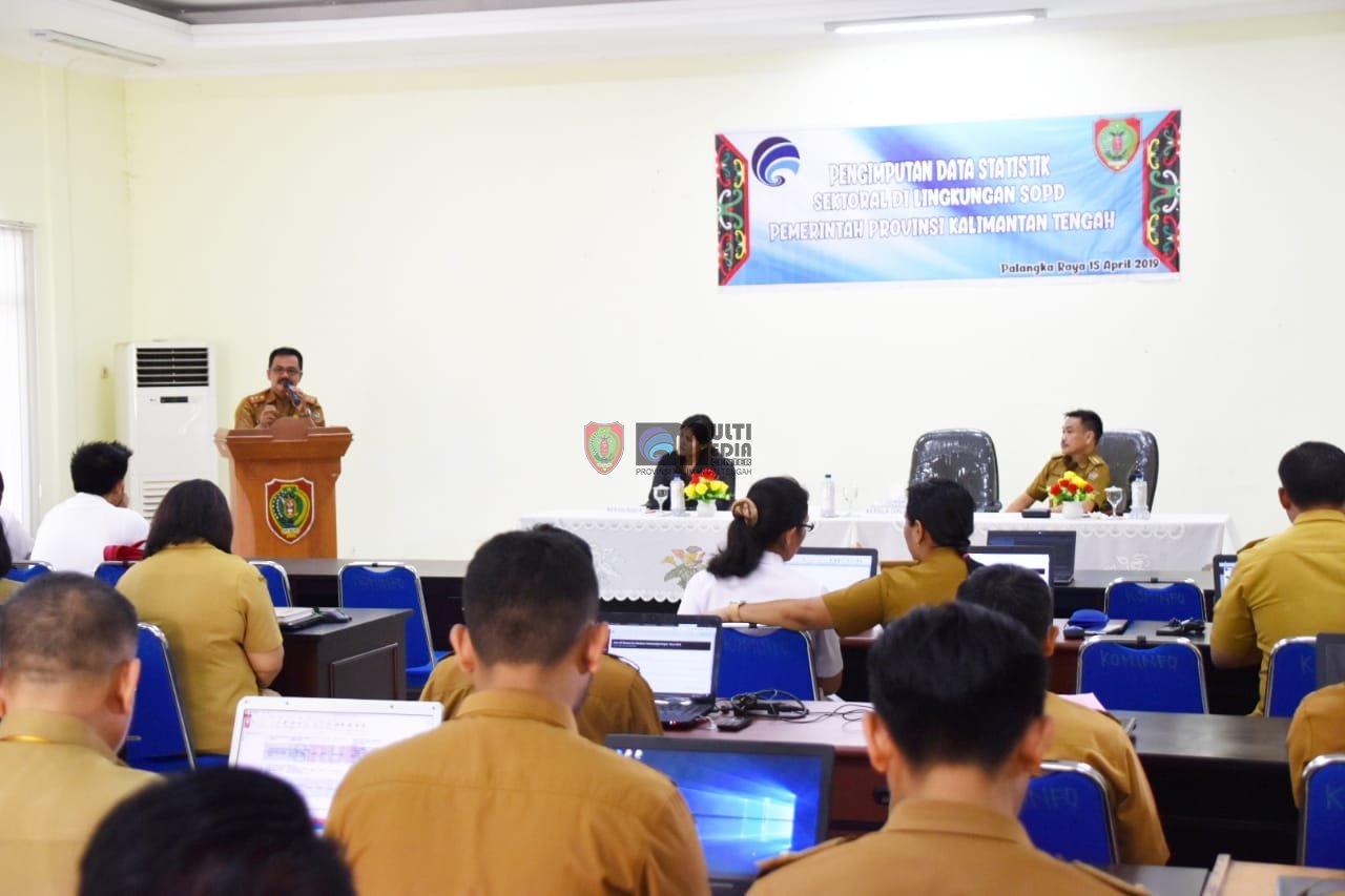 Diskominfo Kalteng gelar Kegiatan Penginputan Data Statistik Sektoral