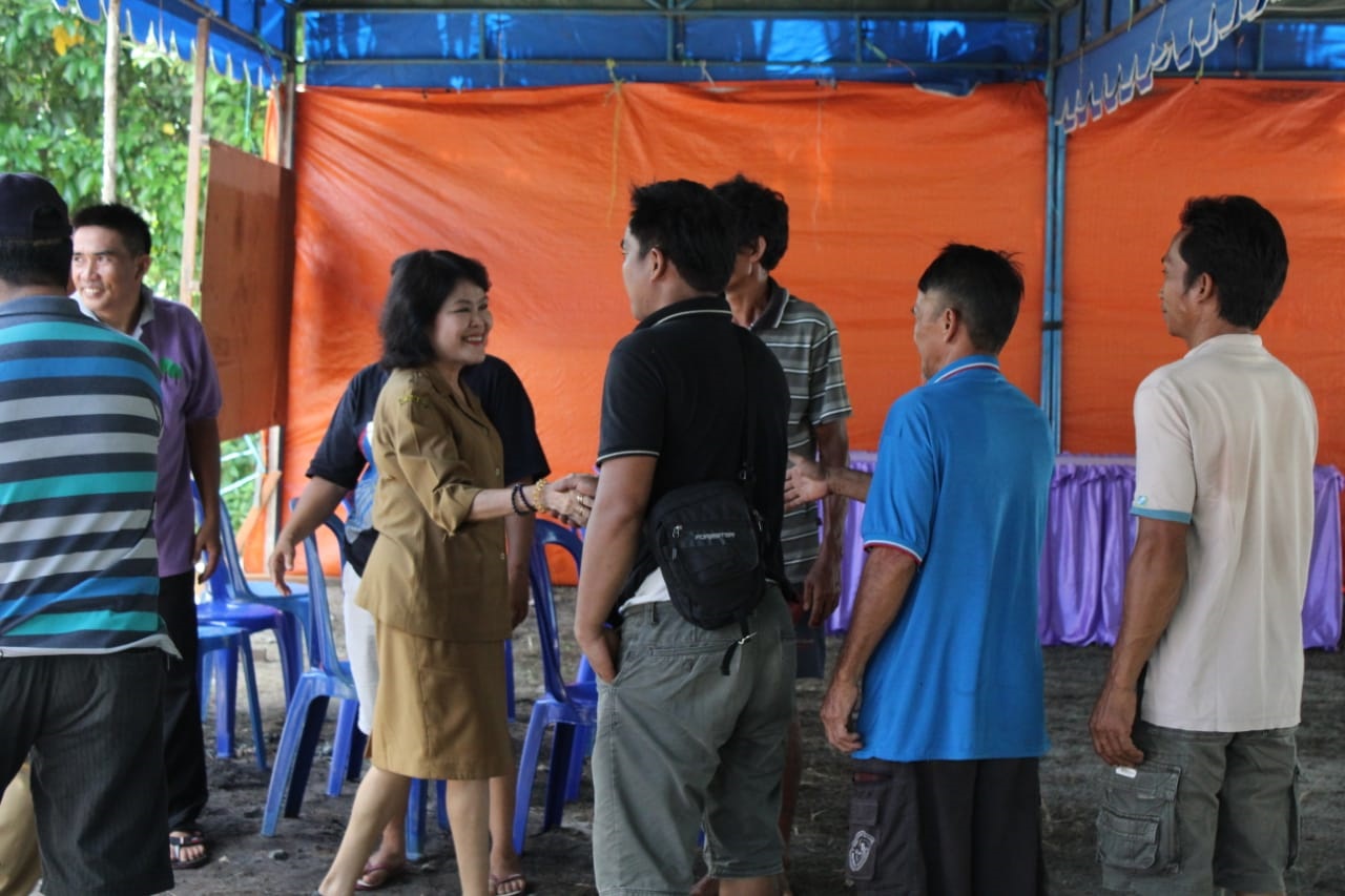 Wakil Bupati Pulang Pisau Monitoring Persiapan Pemilu di Dua Kecamatan
