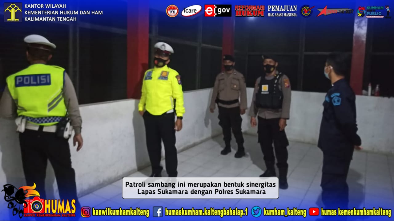 Lapas Sukamara Terima Patroli Sambang Dari Polres Sukamara