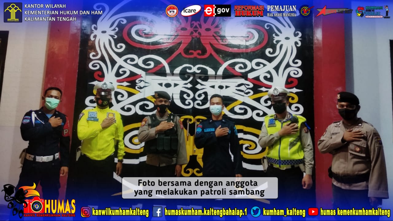 Lapas Sukamara Terima Patroli Sambang Dari Polres Sukamara