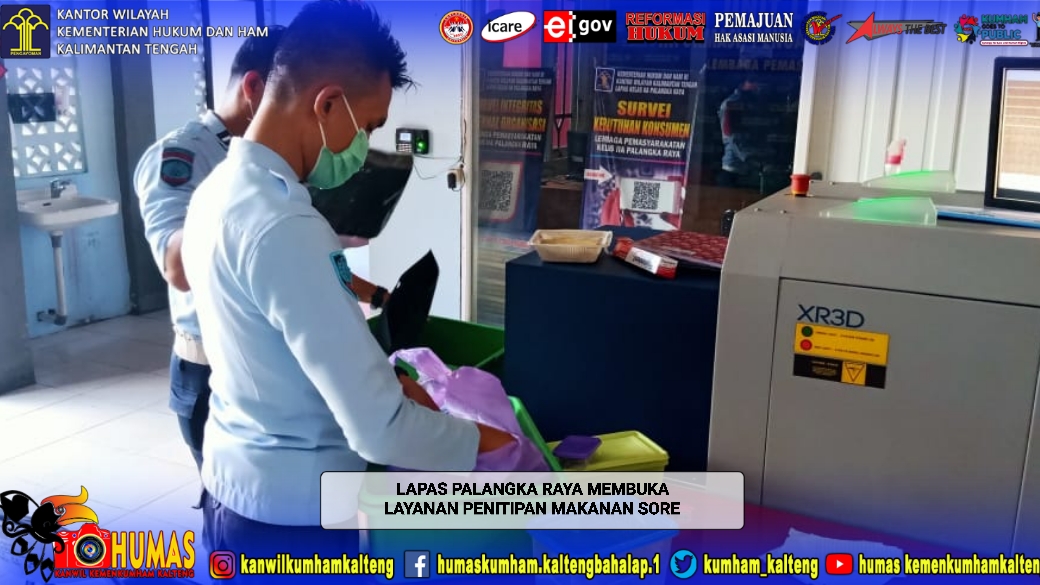 Bulan Ramadhan, Lapas Palangka Raya Buka Layanan Penitipan Sore Hari 