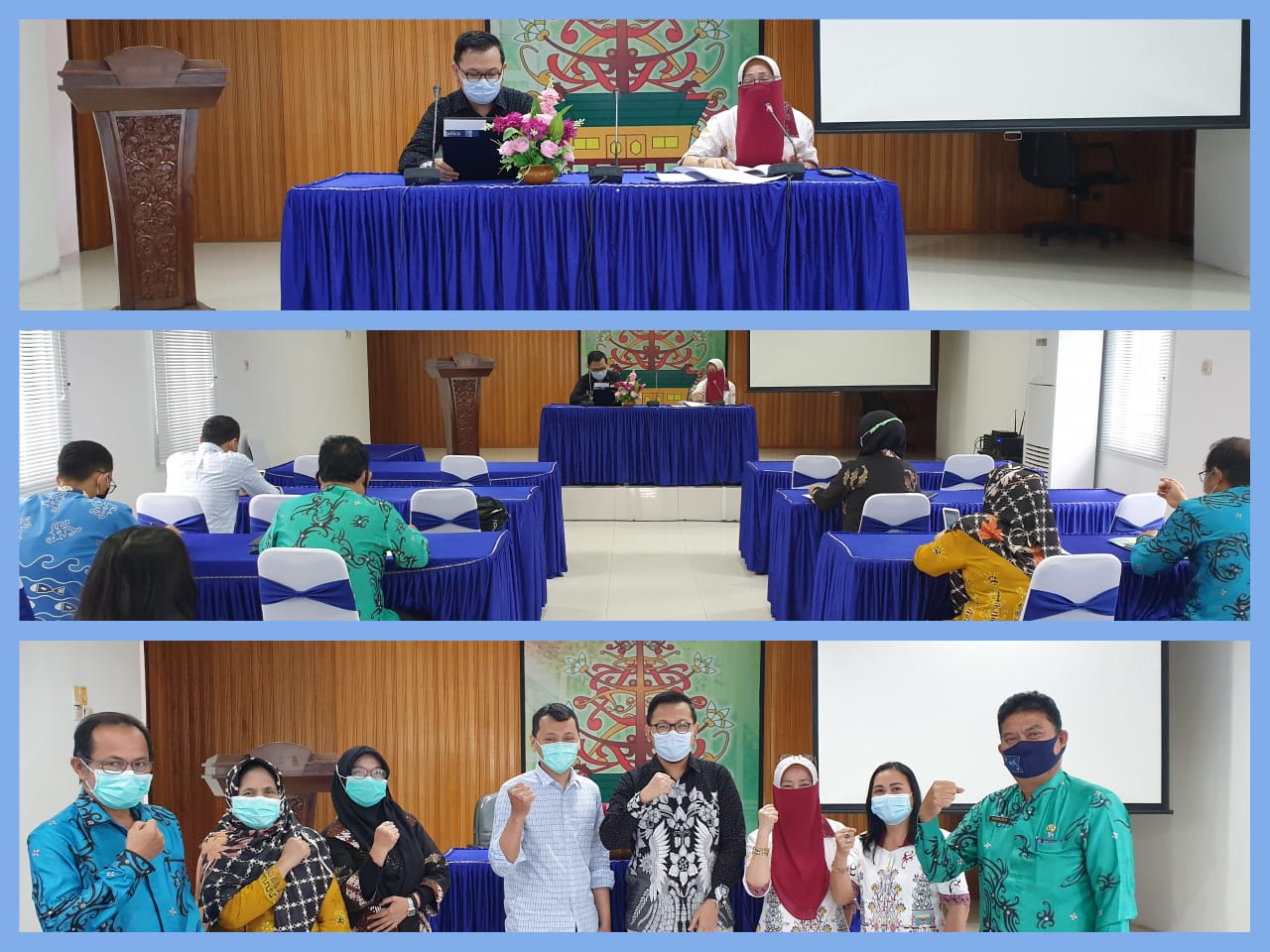 Kunjungan Kemendagri Dalam Rangka Monitoring dan Evaluasi Pelaksanaan NSPK Bidang Kelautan dan Perikanan Tahun 2021