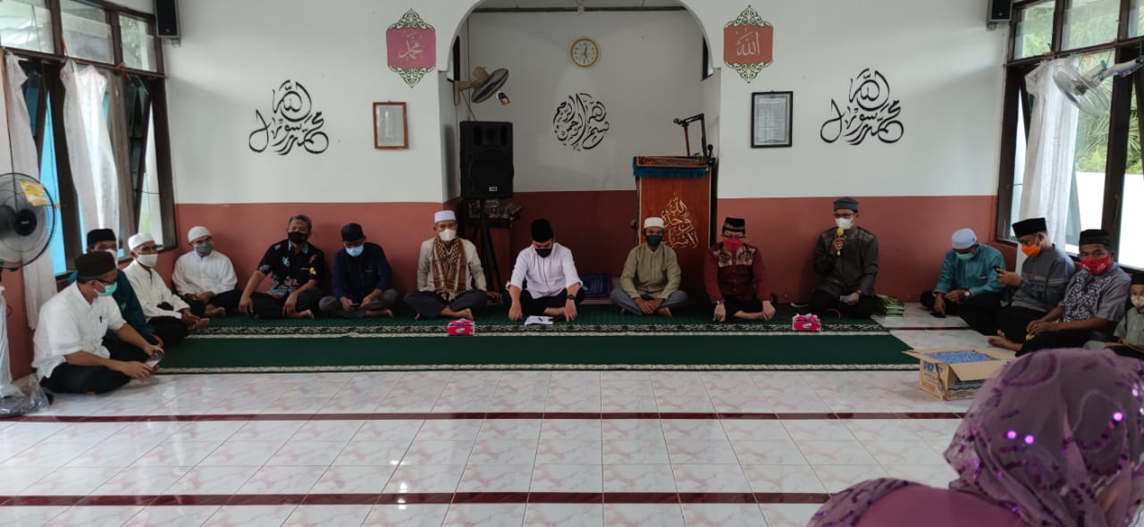 Tim Safari Ramadan Prov. Kalteng Silaturahmi dan Berbuka Puasa Bersama di Masjid Al-Mujahidin Bukit Rawi Kahayan Tengah