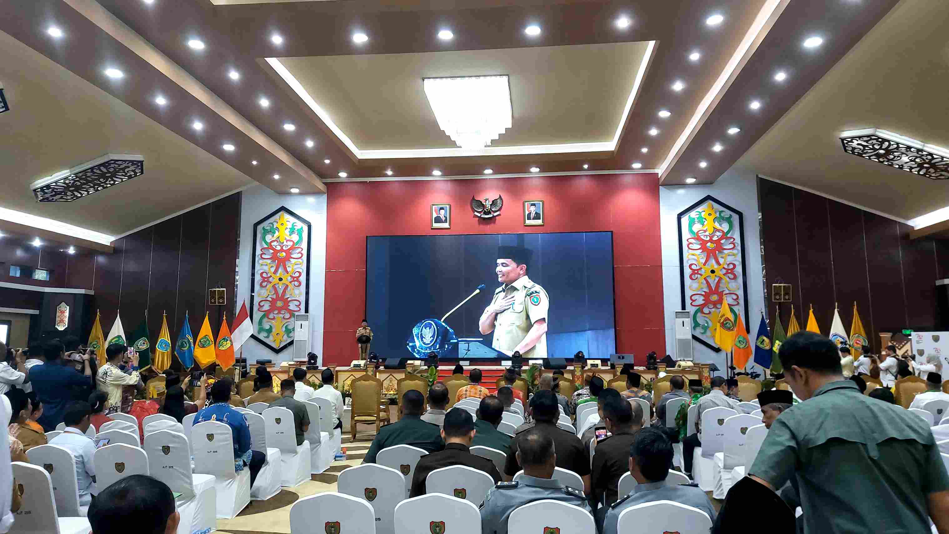 Kepala Badan Kesbangpol Prov. Kalteng Hadiri Halalbihalal Kebangsaan, Perkuat Persatuan dan Semangat Huma Betang