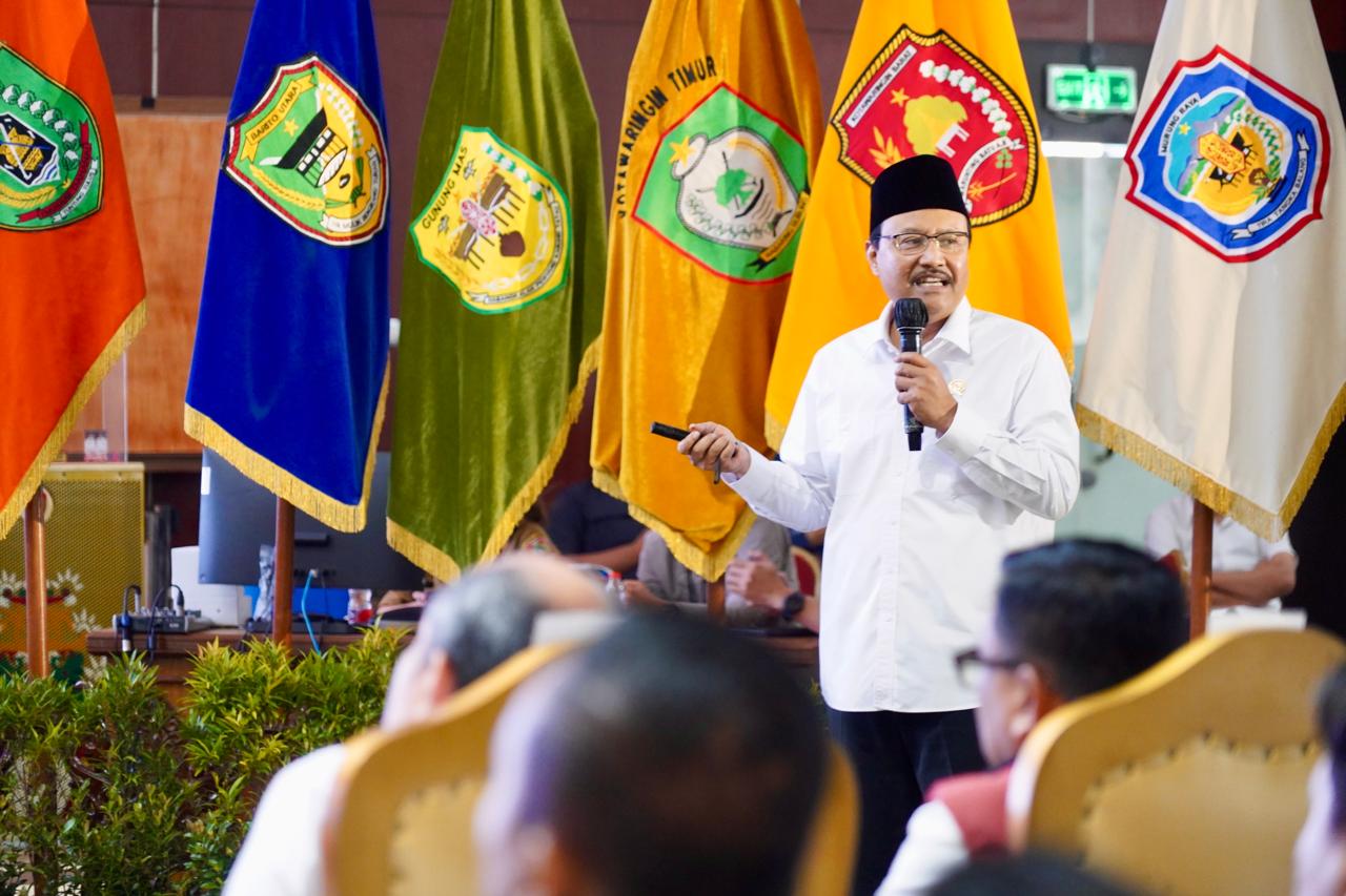 Gubernur Agustiar Sabran Harapkan Dialog Mensos dan Pilar-Pilar Sosial Dapat Turunkan Angka Kemiskinan di Kalteng