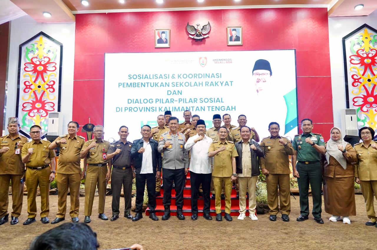 Gubernur Agustiar Sabran Harapkan Dialog Mensos dan Pilar-Pilar Sosial Dapat Turunkan Angka Kemiskinan di Kalteng