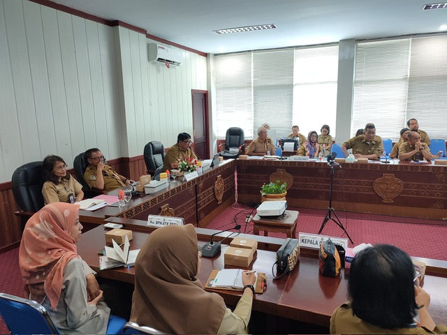 Sahli Gubernur Pemkumpol Herson B. Aden Pimpin Rakor Forum Penataan Ruang Provinsi Kalteng