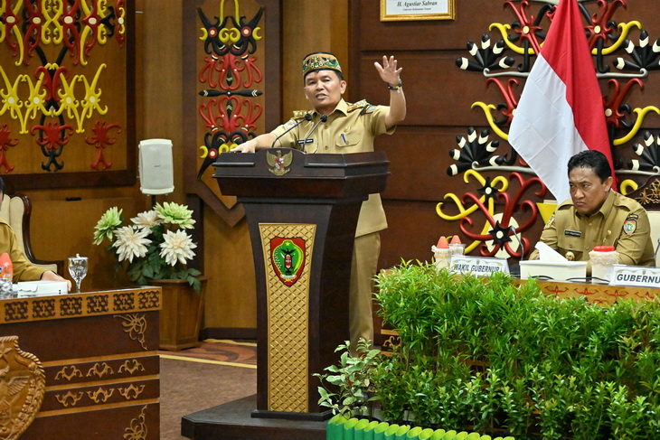 Kepala BAPPERIDA Kalteng Ikuti Pertemuan Komisi V DPR RI Dengan Pemprov, Bahas Peningkatan Infrastruktur