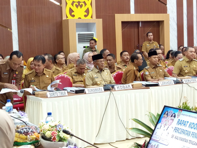 Rakor Penurunan Stunting, Wabup Kobar Suyanto Soroti Pentingnya Integrasi Data dan SDM