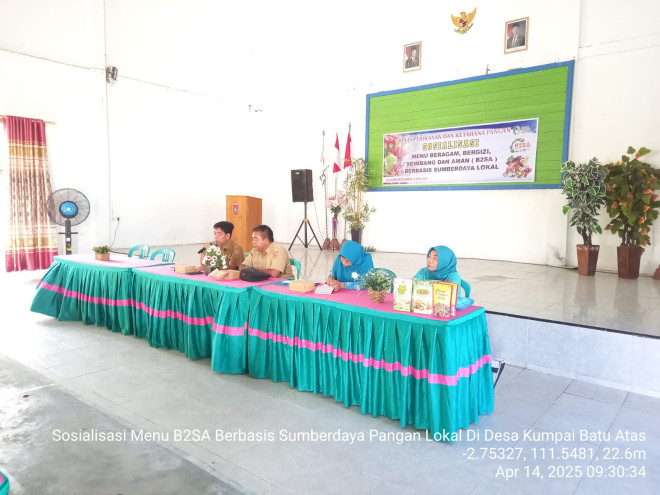 Pemkab Kobar Dorong Penganekaragaman Pangan Lewat Sosialisasi B2SA